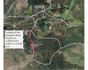 Evergreen Road Closure