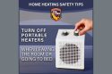 Home heating safety tips—CAL Fire graphic