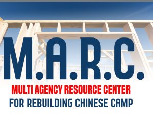 Multi-Agency Resources Center for Rebuilding Chinese Camp event—TCPW graphic