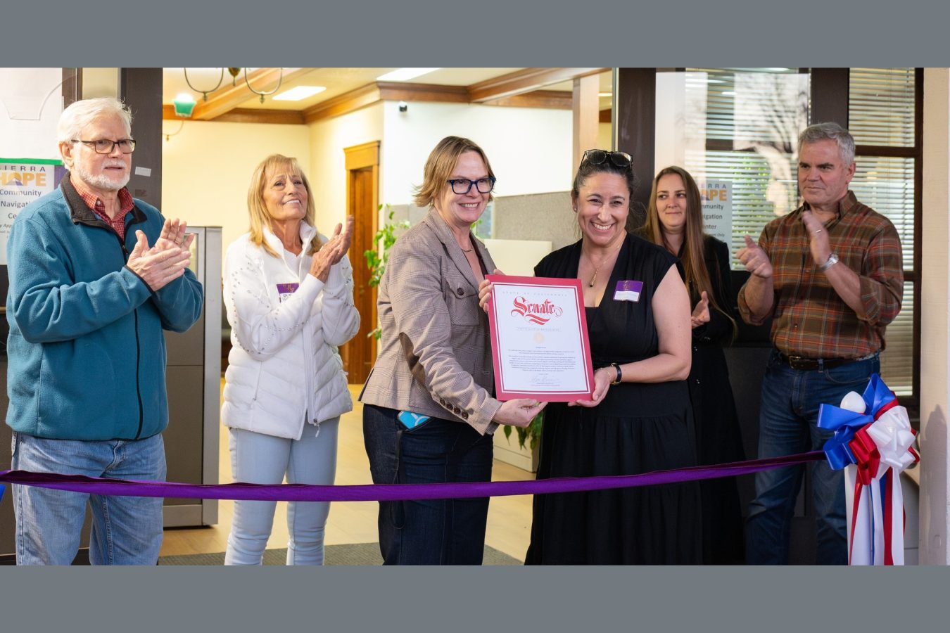 Mother Lode State Senator Gives Senate Recognition To Sierra Hope Mother Lode State Senator Gives Senate Recognition To Sierra Hope