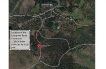 TCPW map of Evergreen Road closure