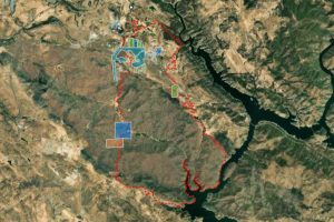 Tuolumne County TCU Sept Lightning Complex Chinese Camp Debris Removal—TCPW map