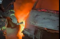 Van fire in Valley Springs, Calaveras County—CCF photo