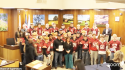Calaveras Football Team Poses With Board of Supervisors