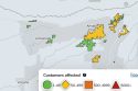 Amador County power outages—PG&E map