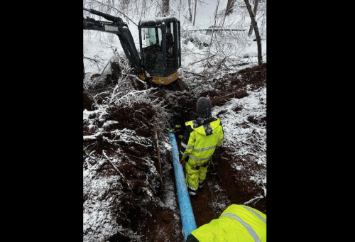 TUD Crews working in Cedar Ridge