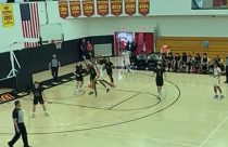 Ahsan Huff making a tough shot