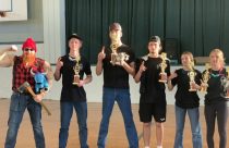 Team TuoCo wins 2026 Donkey Basketball