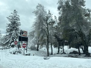 Snow at Summerville High School