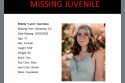 MCSO description of missing 13-year-old Mariposa County juvenile—TCSO photo