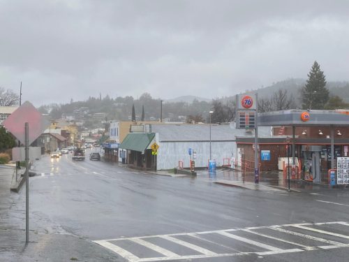 Rainfall Tuesday morning in Sonora