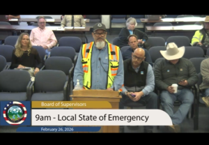 PG&E's Sam Garcia speaks to the TC Board of Supervisors