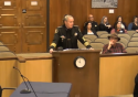Calaveras Sheriff Rachelle Whiting speaks to the Calaveras Supervisors