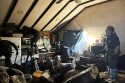 Animal control officer inside the home where more than 30 dogs and a cat were living—MCSACO photo