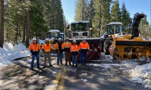 The Long Barn maintenance plow crew—Caltrans District 10 photo