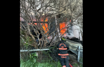 House fire in Angels Camp - CAL Fire Image