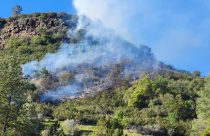 Cataract Fire Near Vallecito - CAL Fire Image