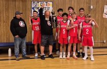 Congratulations to the undefeated Curtis Creek Mustangs 8th Grade Boys Basketball Team! —Photo Coach Jim Schultz
