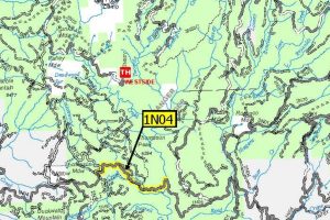 Cottonwood Road closure in forest for storm repairs—STF map