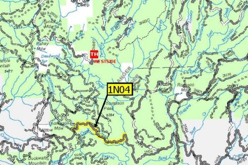 Cottonwood Road closure in forest for storm repairs—STF map