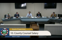 County Counsel Salary Vote