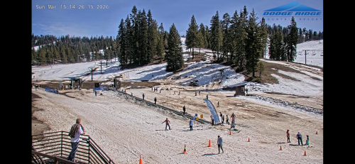 Dodge Ridge webcam - 3/15/26