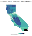 Food Insecurity by County