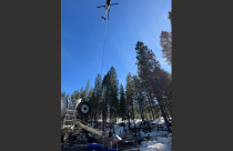 Emergency repairs on the Tuolumne Main Canal