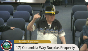 Frank Smart addresses Tuolumne County Board of Supervisors