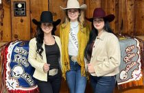 2026 Contestant Delaney Grace, 2025 Queen, Gigi Forgnone, and Contestant Opal Cahoon