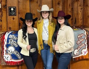 2026 Contestant Delaney Grace, 2025 Queen, Gigi Forgnone, and Contestant Opal Cahoon