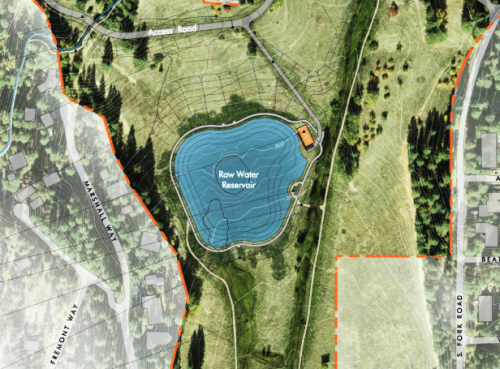 Proposed Sierra Pines Water Reservoir
