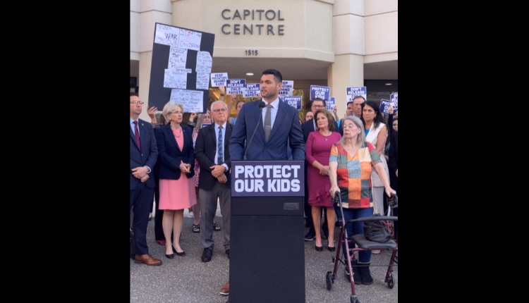 Assemblyman Tangipa speaks at Sacramento Rally