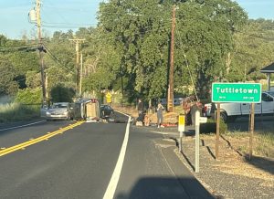 Crash near Tuttletown - photo by Eric Icenogle