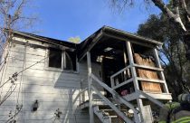 Garage fire in Tuolumne - CAL Fire Image