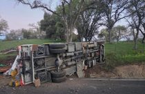 Highway 4 Rollover Crash - CHP Image