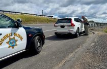 CHP stopping a speeding vehicle—Sonora Unit CHP