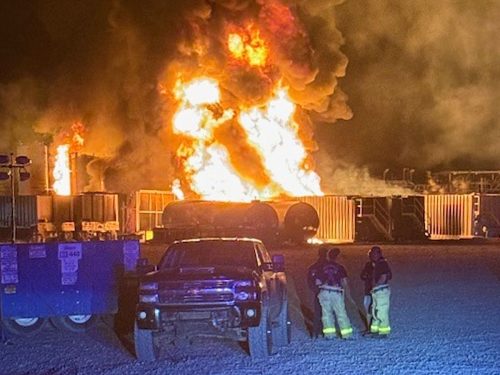 Well Site Explosion Texas