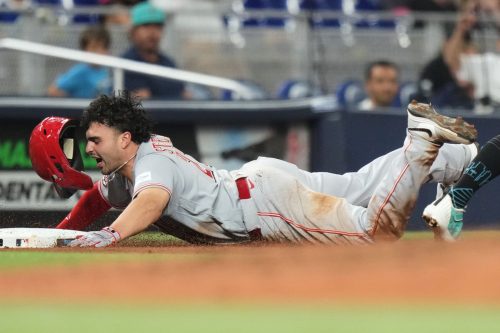 Reds Marlins Baseball
