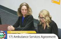 TC Public Health Officer Dr. Kimberly Freeman and HHSA Assistant Director Michelle Clark