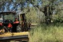 Caltrans mower fire in Valley Springs along Highway 12—CCF photo