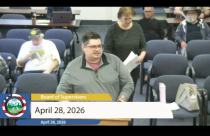 Mat Galvan addresses TC Supervisors