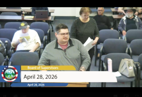 Mat Galvan addresses TC Supervisors