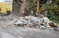 HWY 140 slope work—Caltrans photo