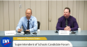 Gabe Wingo and Zack Abernathy at League of Women Voters Forum