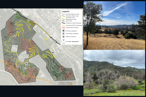 Mariposa Paths Map and Area