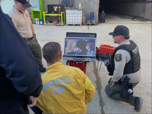 Tunnel rescue near Knights Ferry - Modesto Fire Image