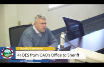 CAO Roger Root speaks about OES transition to sheriff's office
