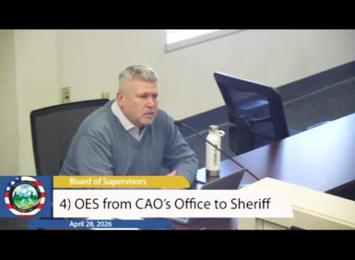 CAO Roger Root speaks about OES transition to sheriff's office