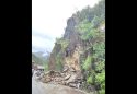Highway 140 rockslide - Caltrans Image